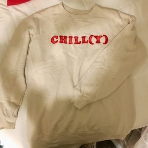 Chill(y) crewneck sweatshirt